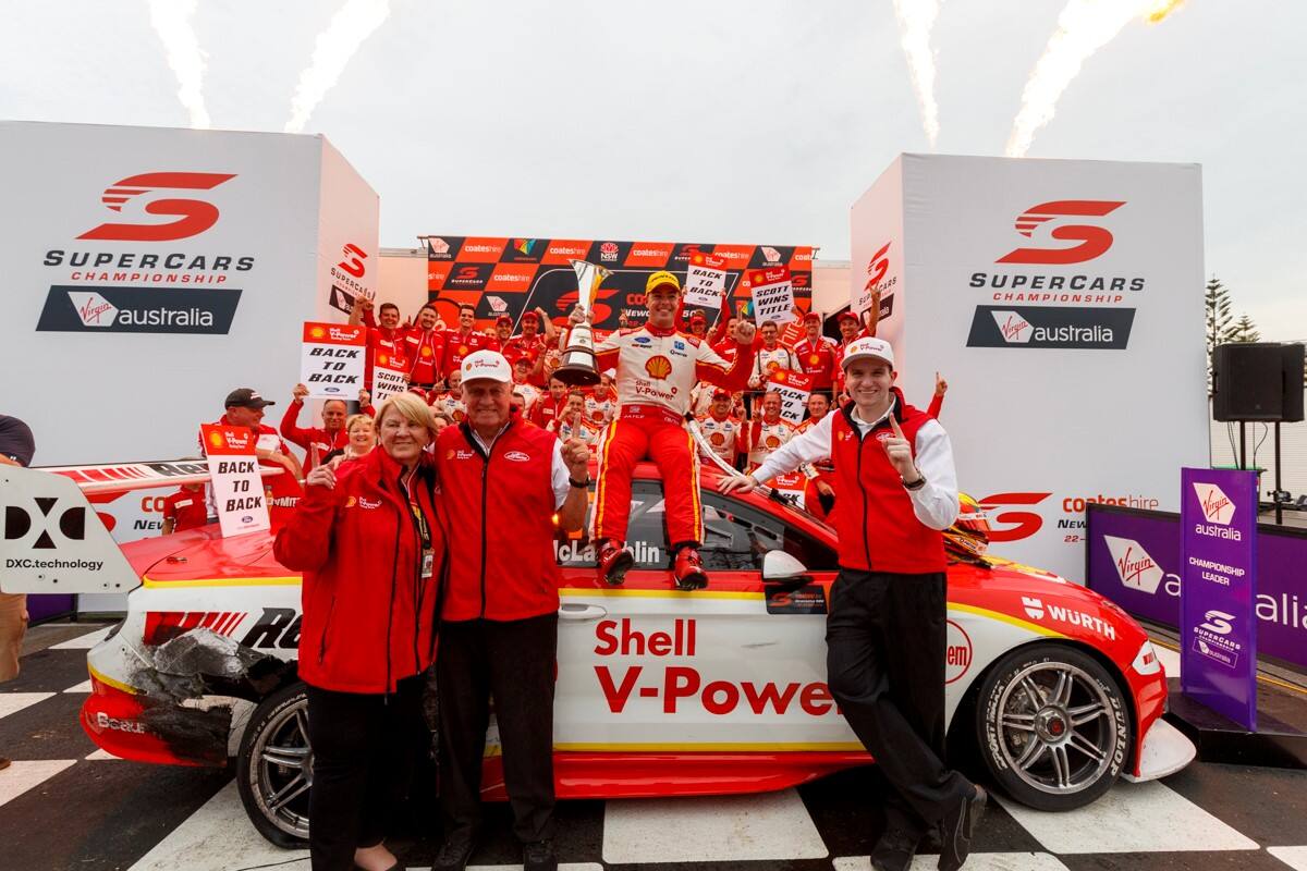 Fabian Coulthard was third in the first race and second in the finale. Fabian Coulthard was third in the first race and second in the finale.
